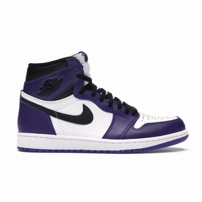 Air Jordan 1 Retro High Court Purple White Air Jordan 1 High OG basketball sneakers