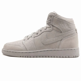 Air Jordan 1 Retro High GS 'Grey Suede' Air Jordan 1 High classic sneakers with premium finish