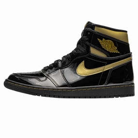Air Jordan 1 Retro High OG 'Black Metallic Gold' Air Jordan 1 High classic sneakers with premium finish