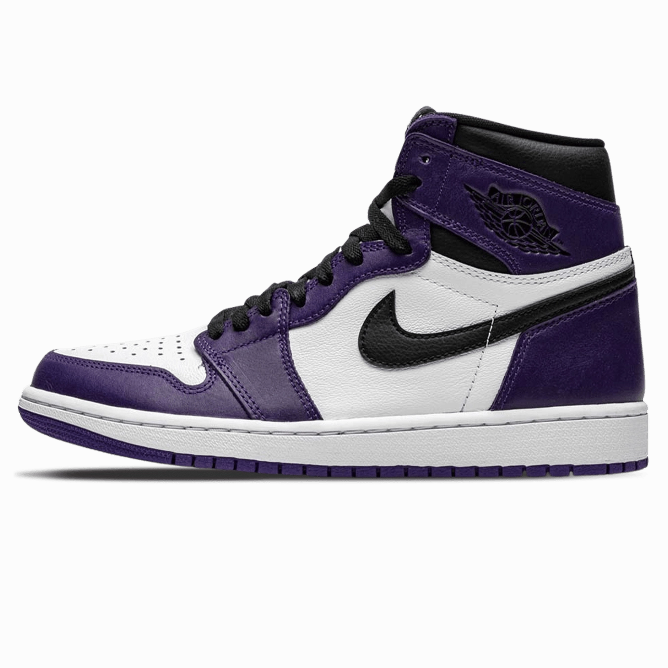 Air Jordan 1 Retro High OG 'Court Purple 2.0' Air Jordan 1 High classic sneakers with premium finish