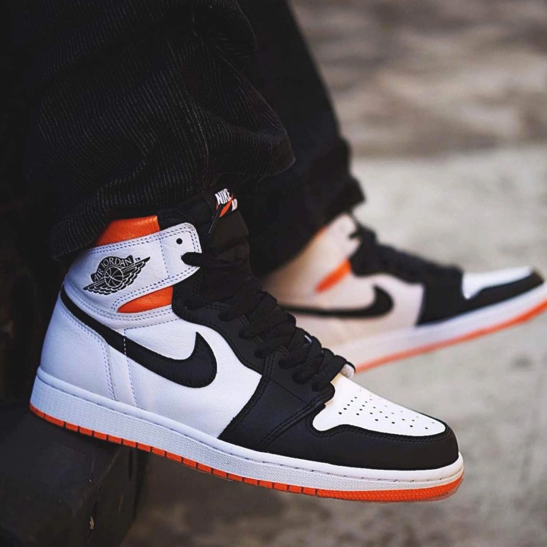 Air Jordan 1 Retro High OG 'Electro Orange' Air Jordan 1 High OG shoes