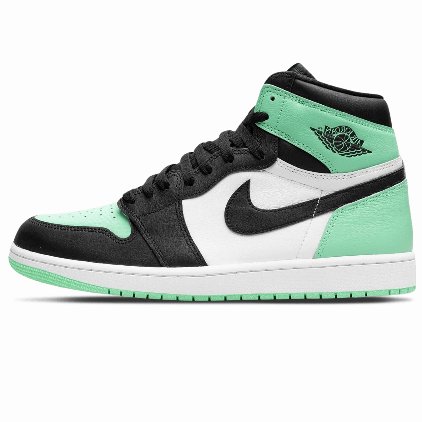 Air Jordan 1 Retro High OG 'Green Glow' Air Jordan 1 High classic sneakers with premium finish