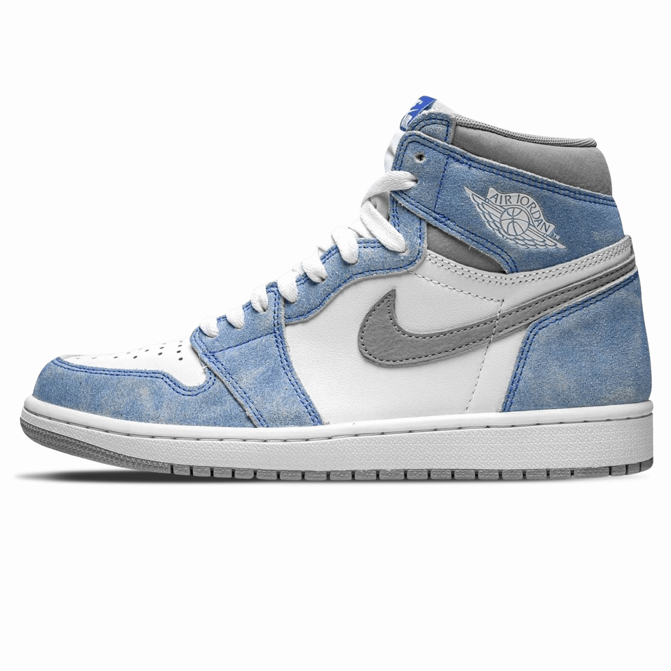 Air Jordan 1 Retro High OG 'Hyper Royal' Air Jordan 1 High classic sneakers with premium finish