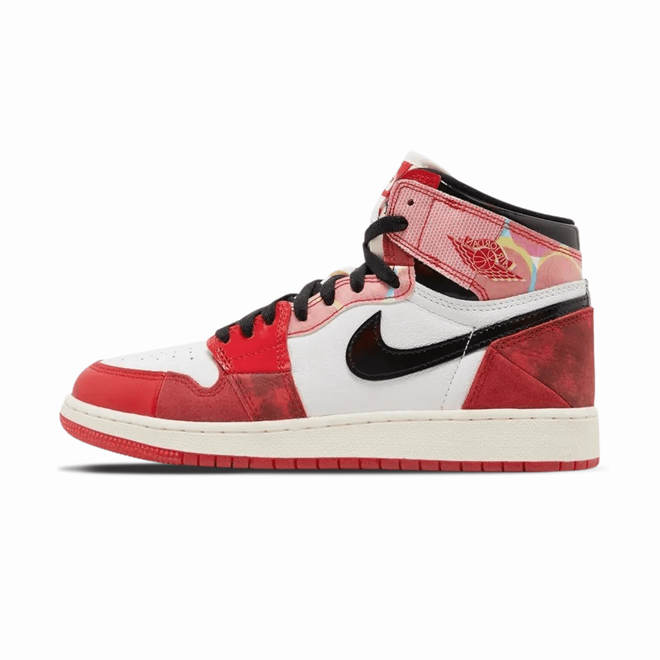 Air Jordan 1 Retro High OG 'Spider-Man: Across the Spider-Verse' GS Air Jordan 1 High classic sneakers with premium finish