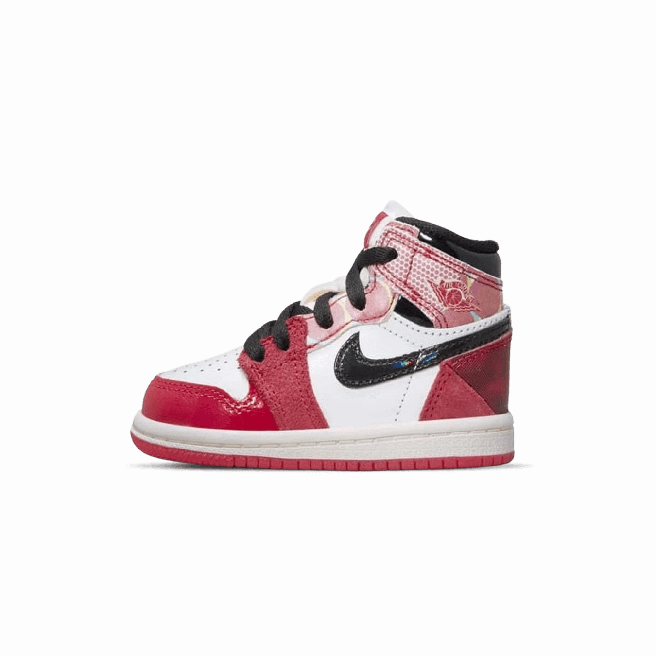 Air Jordan 1 Retro High OG 'Spider-Man: Across the Spider-Verse' TD Air Jordan 1 High classic sneakers with premium finish