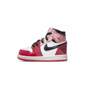 Air Jordan 1 Retro High OG 'Spider-Man: Across the Spider-Verse' TD Air Jordan 1 High classic sneakers with premium finish