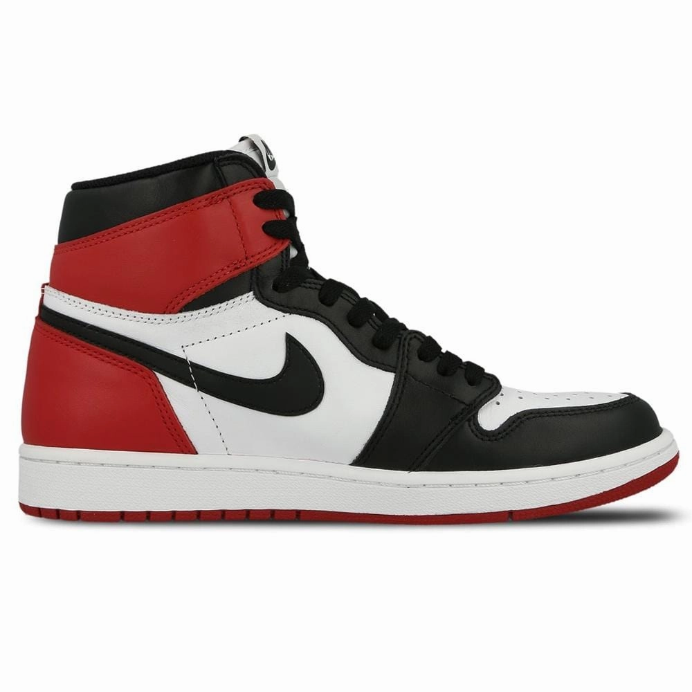 Air Jordan 1 Retro High OG Black Toe Air Jordan 1 vintage style sneakers