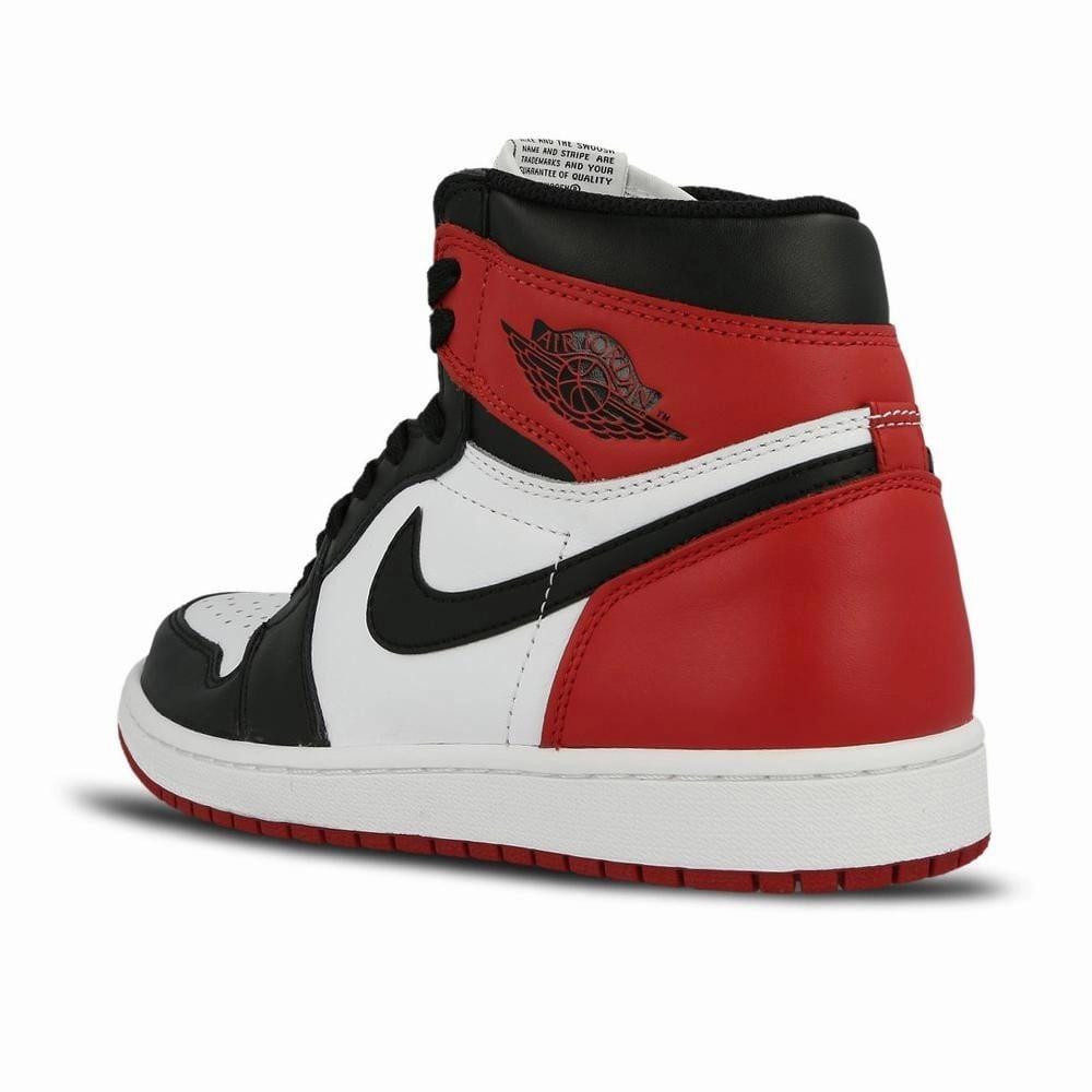 Air Jordan 1 Retro High OG Black Toe Air Jordan 1 vintage style sneakers