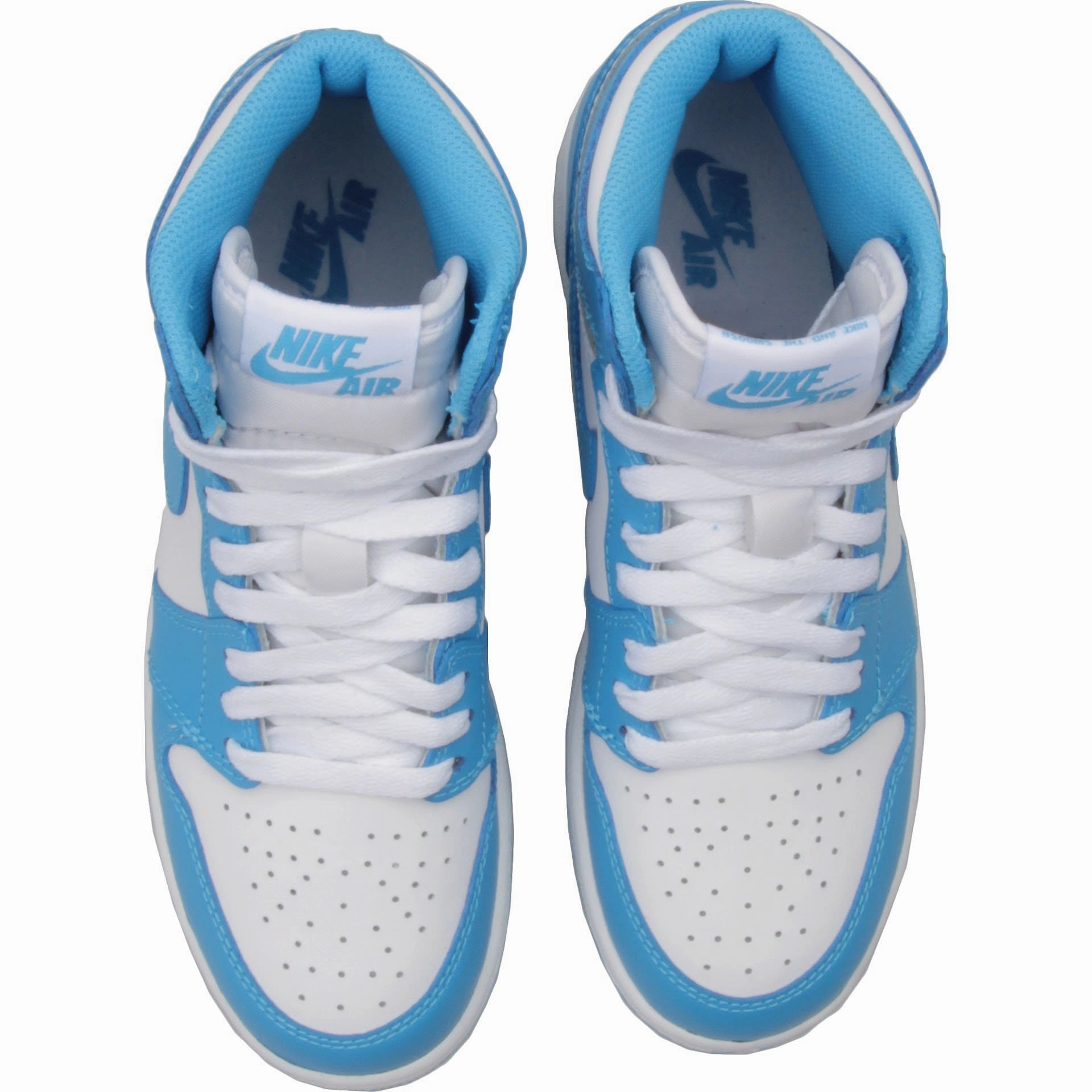 Air Jordan 1 Retro High OG Grade School (White-Powder Blue) Air Jordan 1 High OG shoes