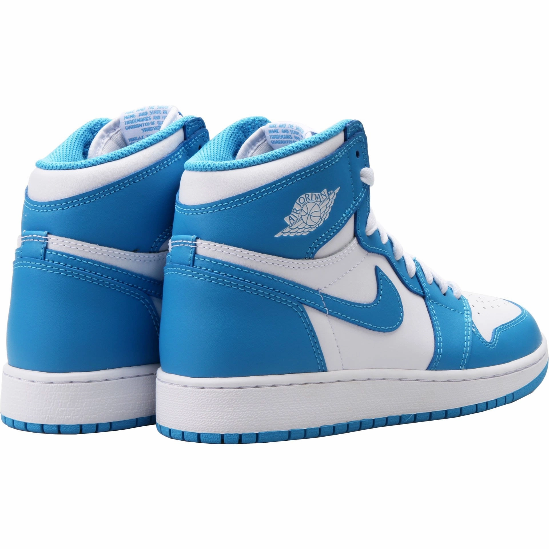 Air Jordan 1 Retro High OG Grade School (White-Powder Blue) Air Jordan 1 High OG shoes