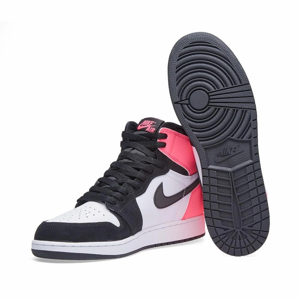 Air Jordan 1 Retro High OG GS 'Black Hyper Pink White' Air Jordan 1 High OG shoes