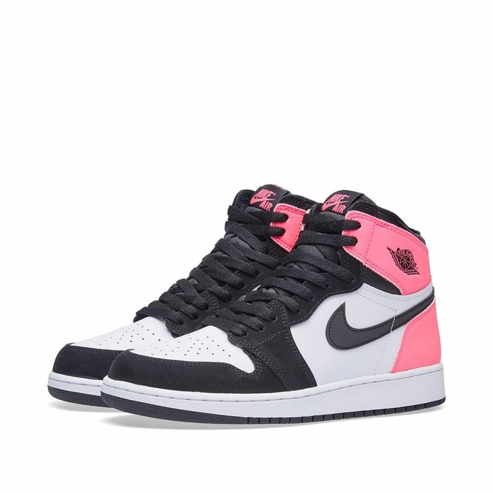 Air Jordan 1 Retro High OG GS 'Black Hyper Pink White' Air Jordan 1 High OG shoes