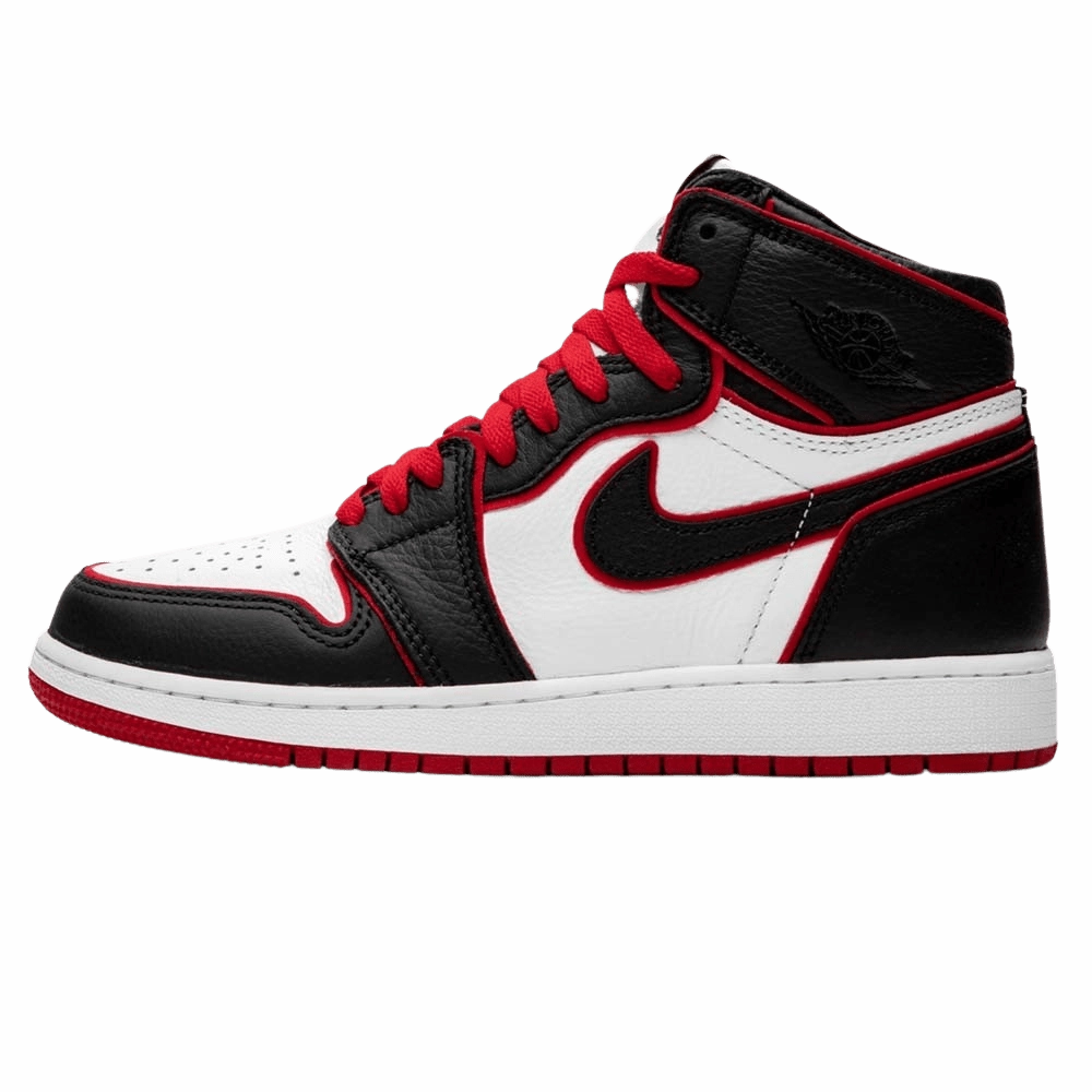 Air Jordan 1 Retro High OG GS 'Bloodline' Air Jordan 1 High classic sneakers with premium finish