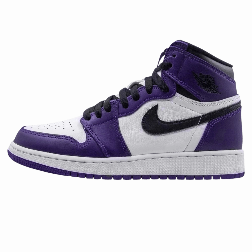 Air Jordan 1 Retro High OG GS 'Court Purple 2.0' Air Jordan 1 High classic sneakers with premium finish