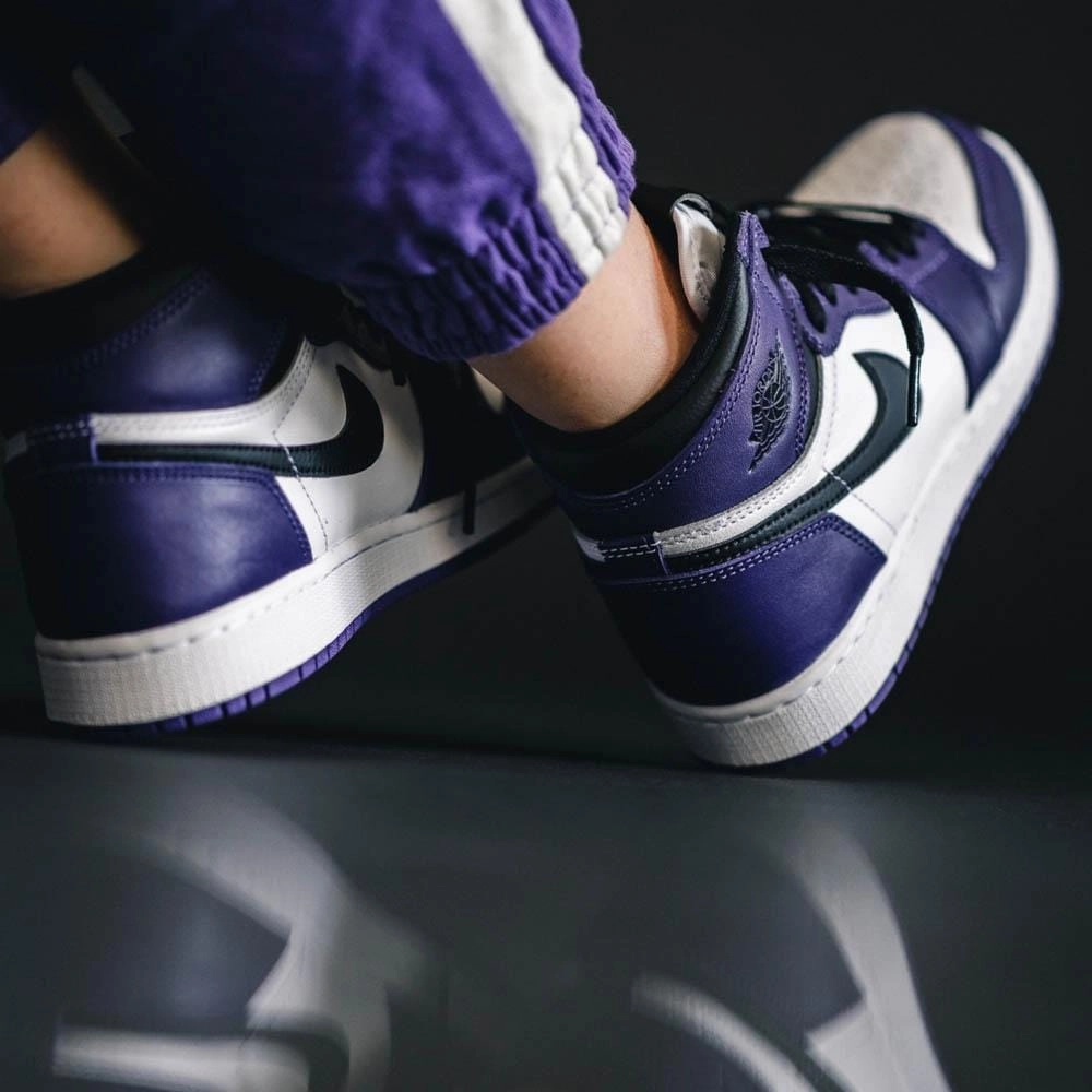Air Jordan 1 Retro High OG GS 'Court Purple 2.0' Air Jordan 1 vintage style sneakers