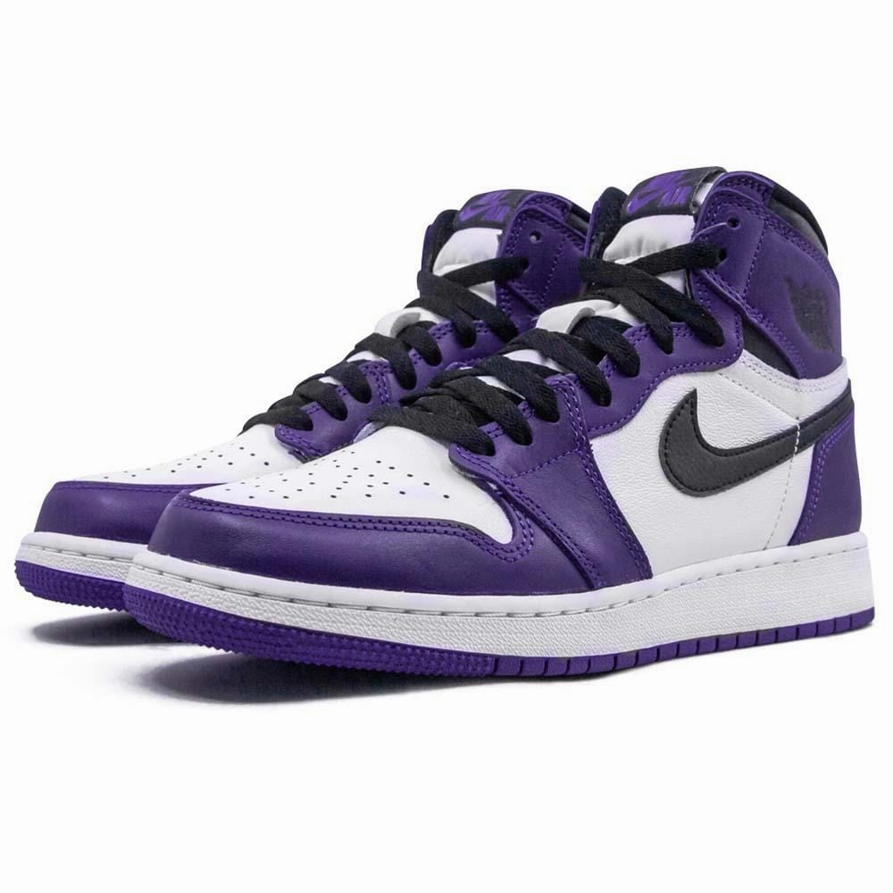 Air Jordan 1 Retro High OG GS 'Court Purple 2.0' Air Jordan 1 vintage style sneakers