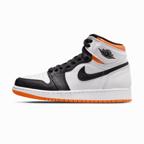 Air Jordan 1 Retro High OG GS 'Electro Orange' Air Jordan 1 High classic sneakers with premium finish