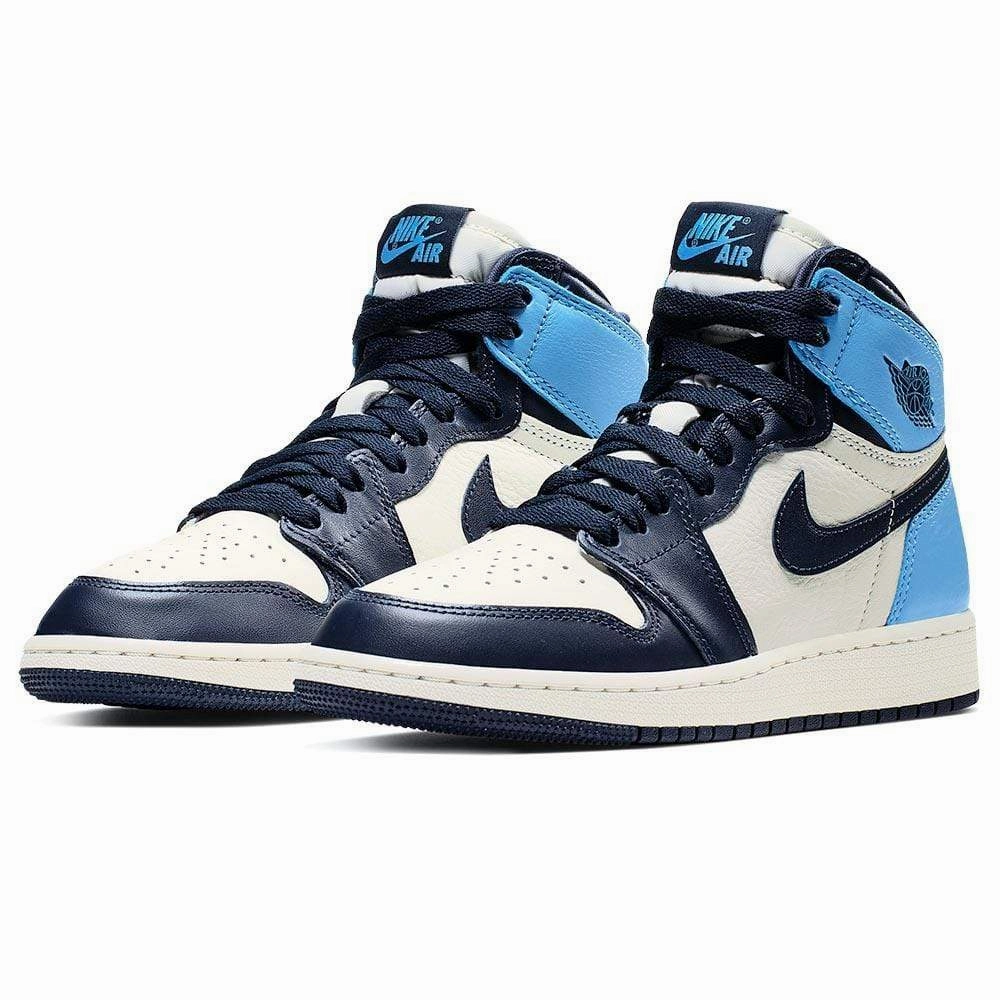 Air Jordan 1 Retro High OG GS 'Obsidian' Air Jordan 1 vintage style sneakers