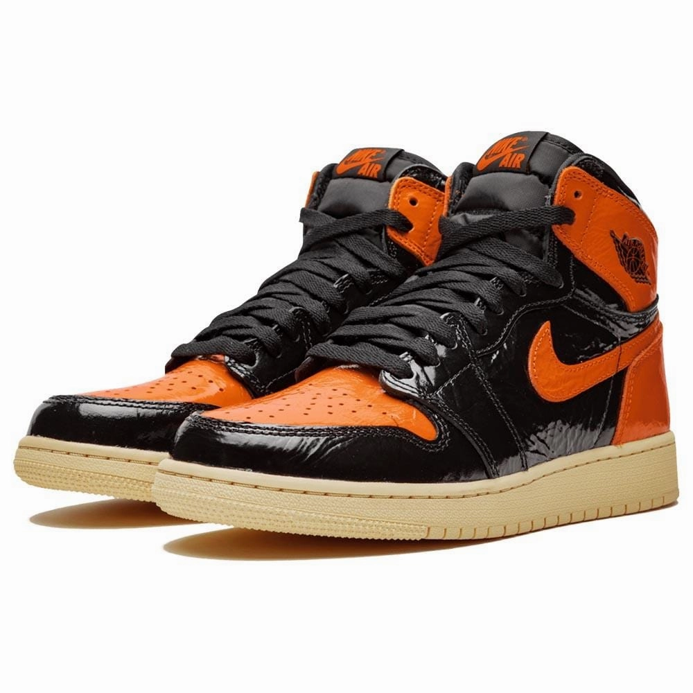 Air Jordan 1 Retro High OG GS ??Shattered Backboard 3.0?? Air Jordan 1 vintage style sneakers