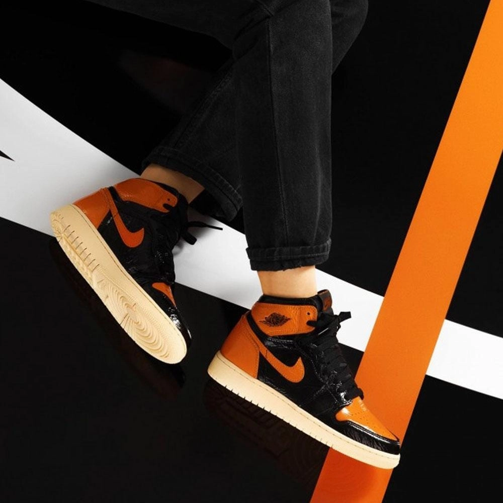 Air Jordan 1 Retro High OG GS ??Shattered Backboard 3.0?? Air Jordan 1 vintage style sneakers