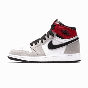 Air Jordan 1 Retro High OG GS 'Smoke Grey' Air Jordan 1 High classic sneakers with premium finish