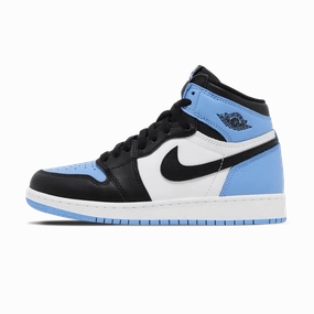 Air Jordan 1 Retro High OG GS 'UNC Toe' Air Jordan 1 High classic sneakers with premium finish