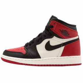 Air Jordan 1 Retro High OG GS "Bred Toe" Air Jordan 1 High classic sneakers with premium finish