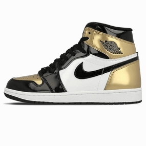 Air Jordan 1 Retro High OG NRG Gold Toe Air Jordan 1 High classic sneakers with premium finish