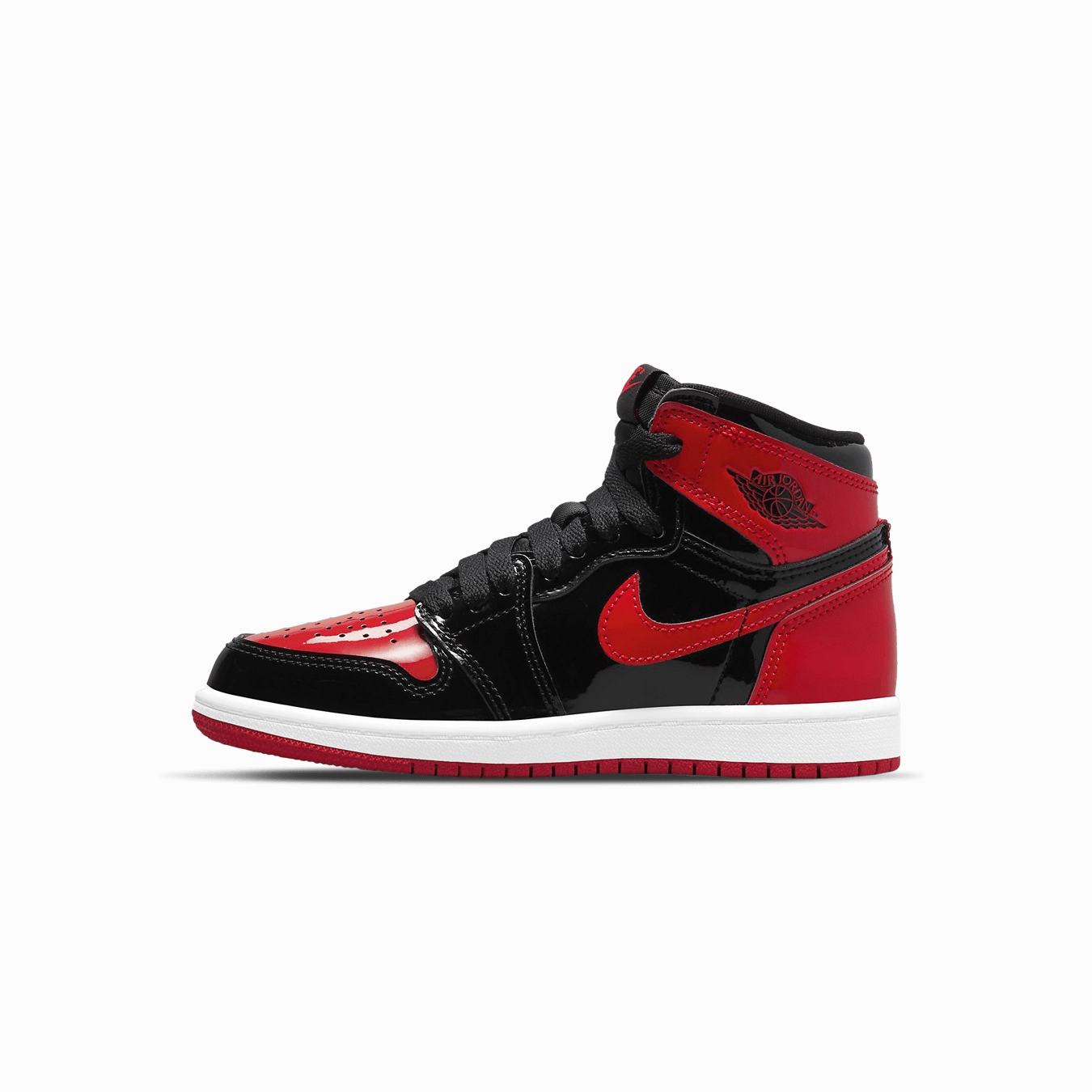 Air Jordan 1 Retro High OG PS 'Patent Bred' Air Jordan 1 High classic sneakers with premium finish