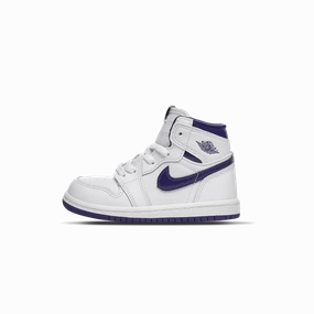 Air Jordan 1 Retro High OG TD 'Court Purple' Air Jordan 1 High classic sneakers with premium finish