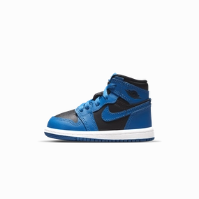 Air Jordan 1 Retro High OG TD 'Dark Marina Blue' Air Jordan 1 High classic sneakers with premium finish