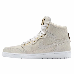 Air Jordan 1 Retro High Pinnacle White Metallic Gold Air Jordan 1 High classic sneakers with premium finish
