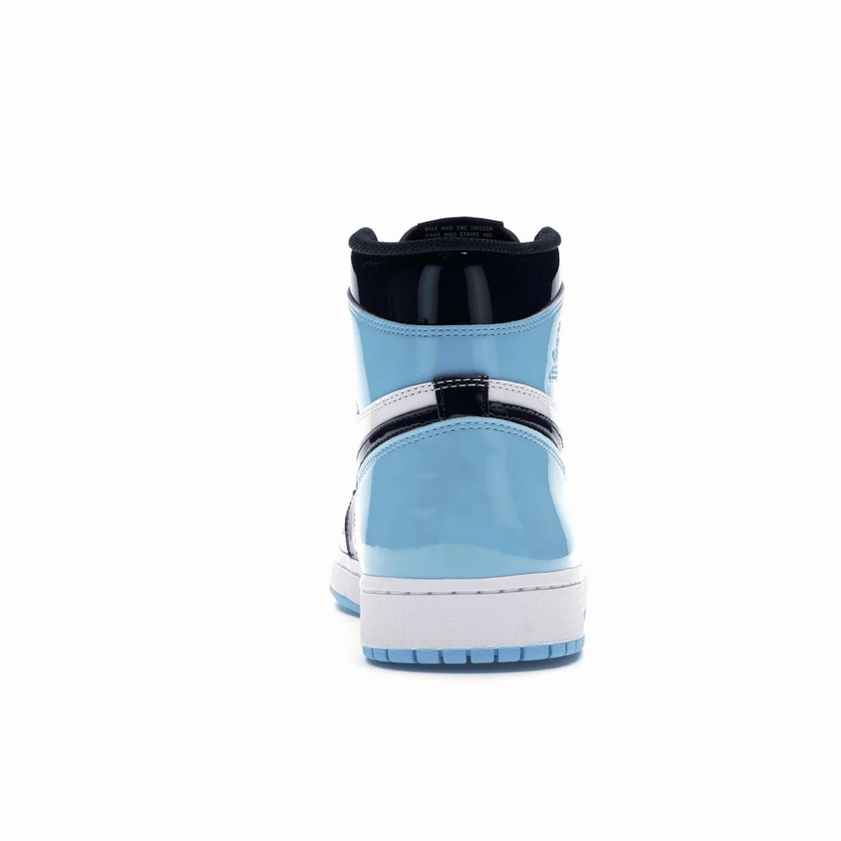 Air Jordan 1 Retro High UNC Patent High-cut throwback trainers