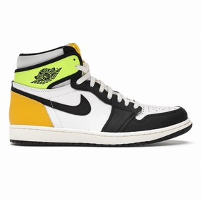 Air Jordan 1 Retro High White Black Volt University Gold Air Jordan 1 High OG basketball sneakers