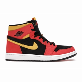 Air Jordan 1 Retro High Zoom Black Chile Red Air Jordan 1 High OG basketball sneakers