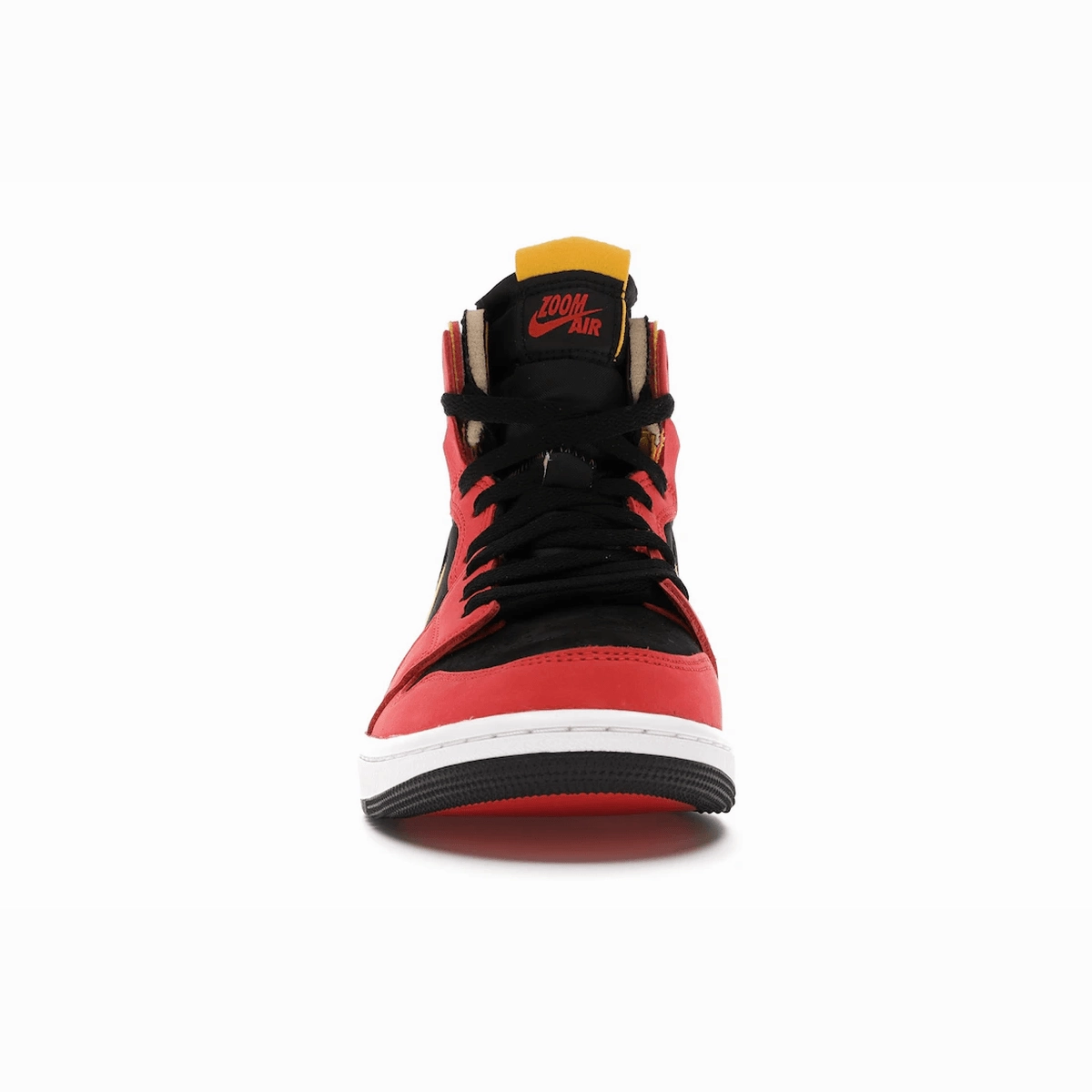 Air Jordan 1 Retro High Zoom Black Chile Red High-cut throwback trainers