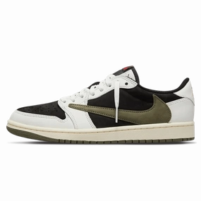 Air Jordan 1 Retro Low OG x Travis Scott Wmns 'Olive' Air Jordan 1 timeless sneakers for Jordan fans