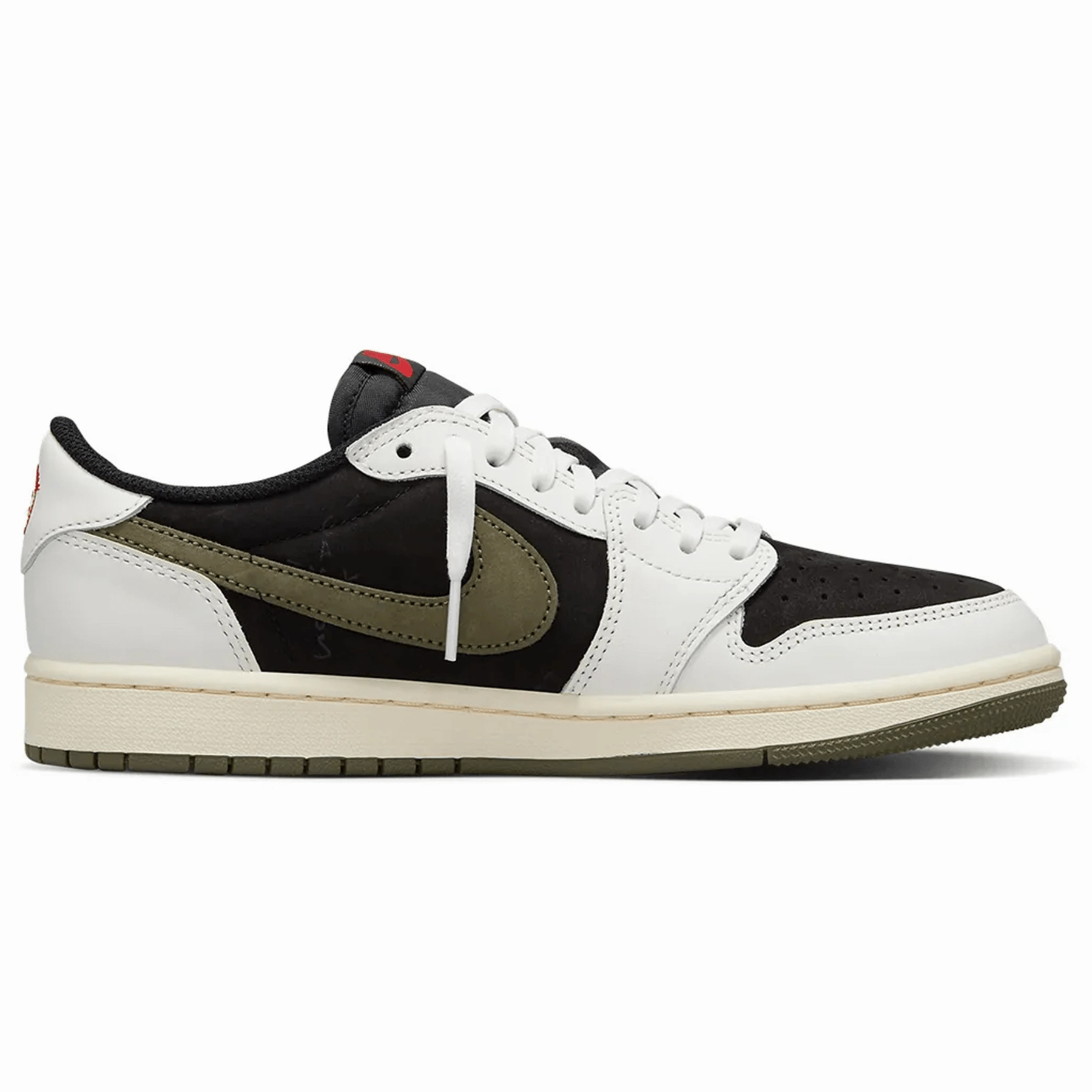 Air Jordan 1 Retro Low OG x Travis Scott Wmns 'Olive' Air Jordan 1 vintage style sneakers