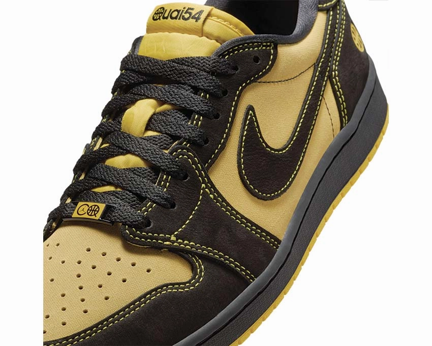 Air Jordan 1 Retro Low "Quai 54" Mens court performance shoes