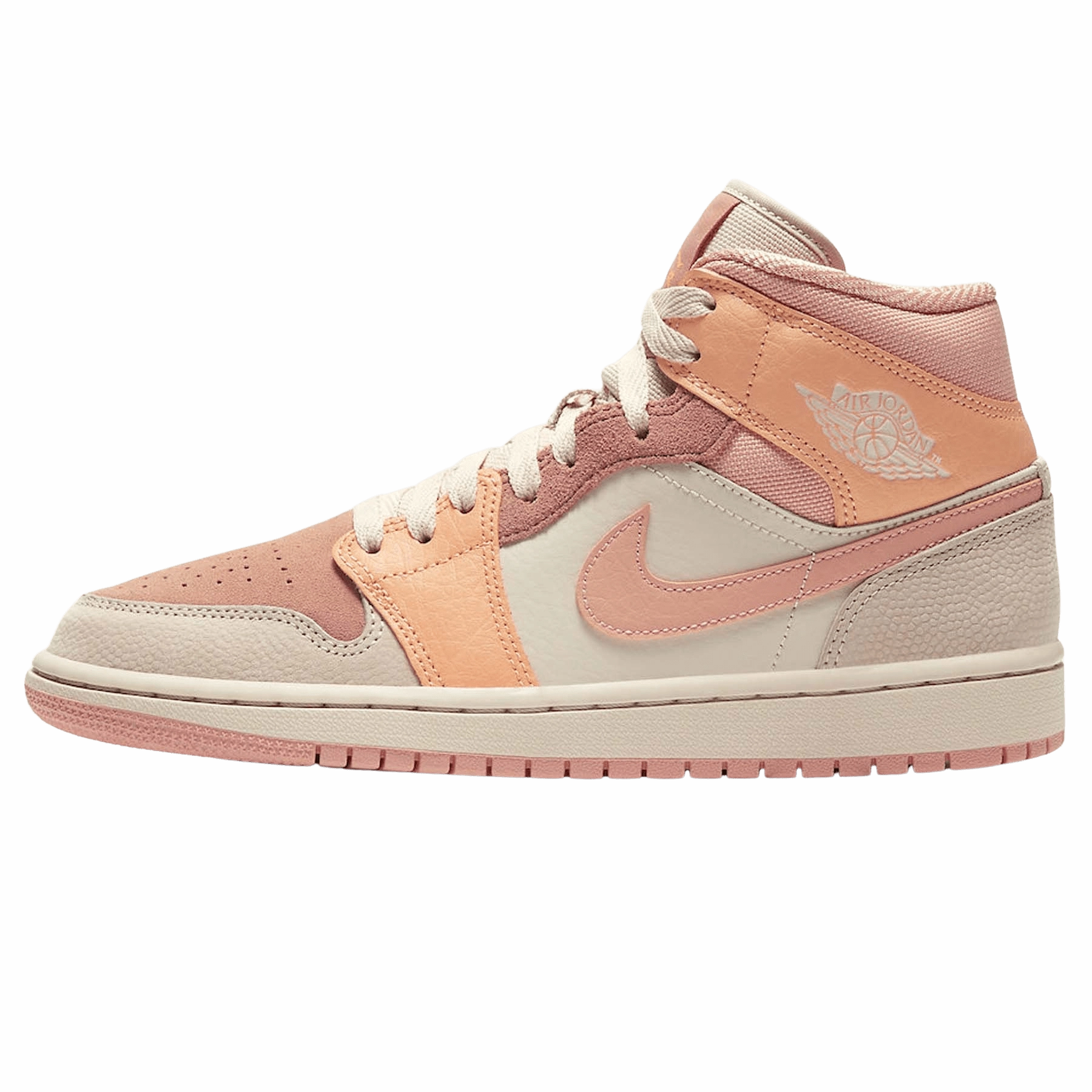 Air Jordan 1 Wmns Mid 'Apricot' Air Jordan 1 timeless sneakers for Jordan fans