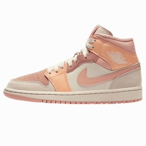 Air Jordan 1 Wmns Mid 'Apricot' Air Jordan 1 timeless sneakers for Jordan fans