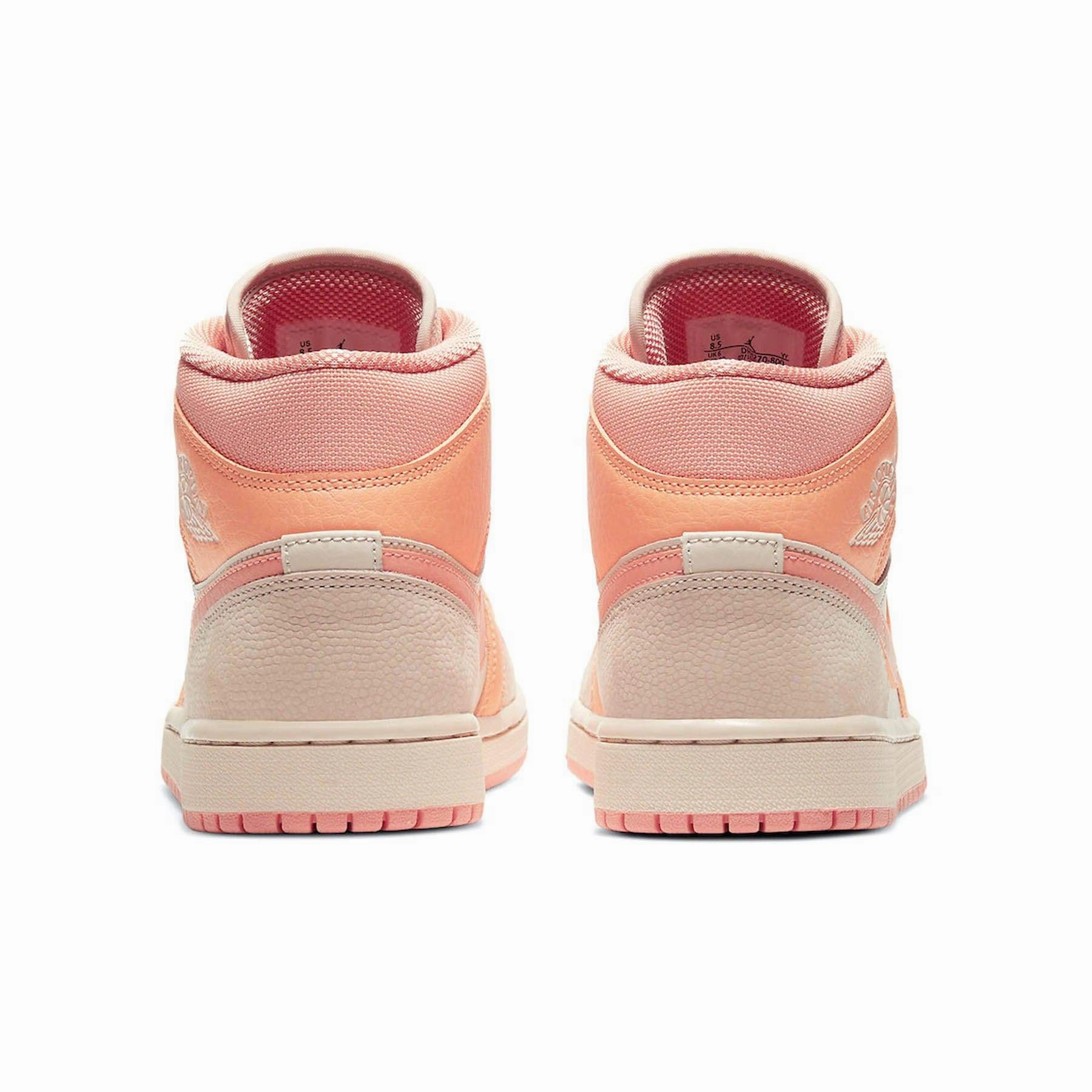 Air Jordan 1 Wmns Mid 'Apricot' Air Jordan 1 vintage style sneakers