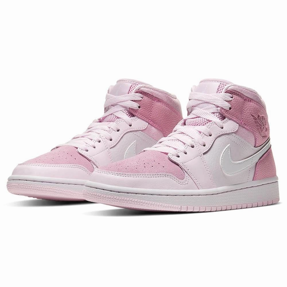 Air Jordan 1 WMNS Mid ??Digital Pink?? Air Jordan 1 Mid streetwear shoes