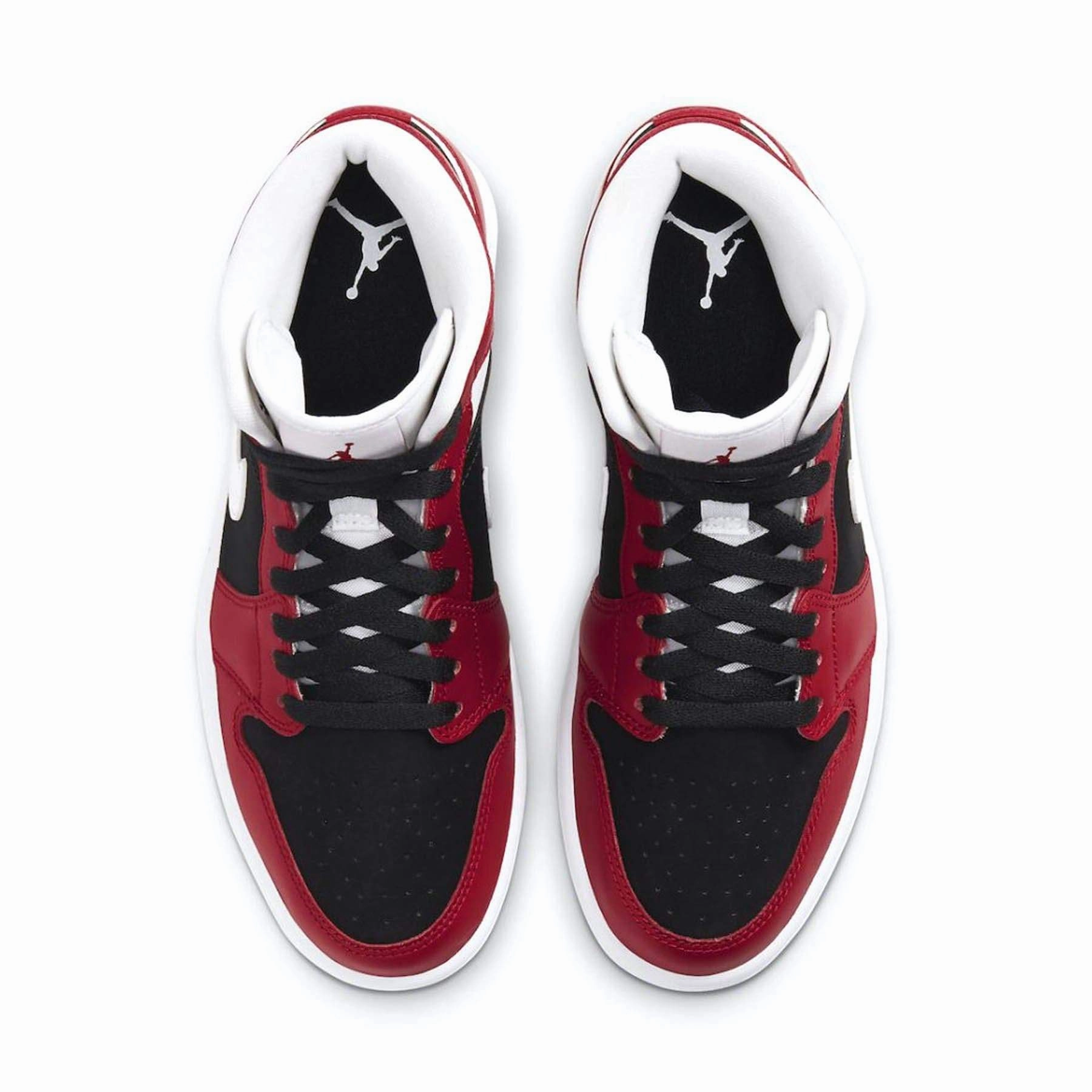 Air Jordan 1 Wmns Mid 'Gym Red Black' Air Jordan 1 Mid streetwear shoes
