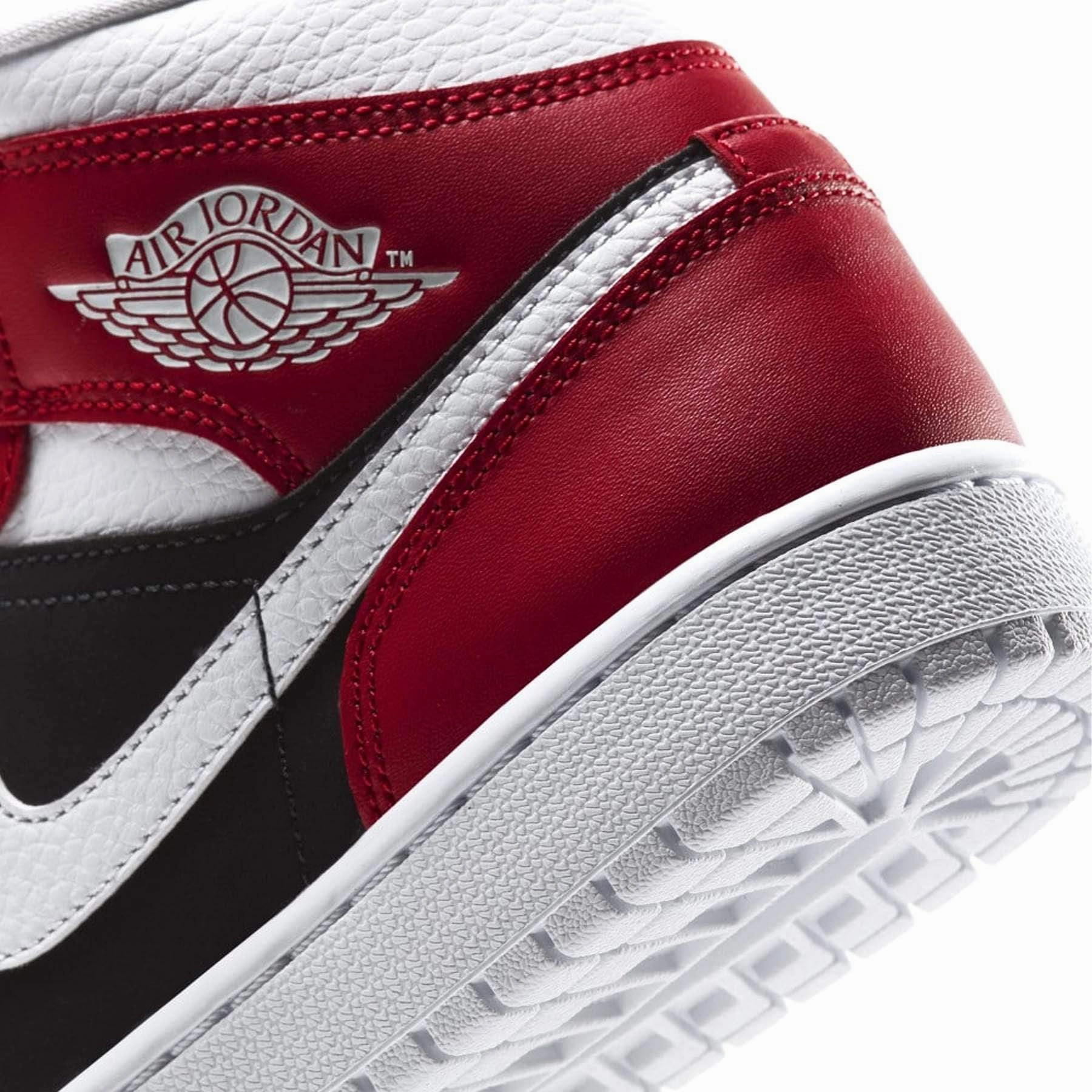 Air Jordan 1 Wmns Mid 'Gym Red Black' Air Jordan 1 Mid streetwear shoes