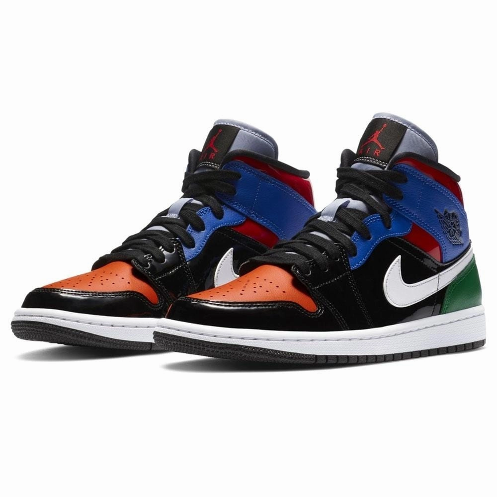 Air Jordan 1 Wmns Mid SE 'Multi Patent' Air Jordan 1 Mid streetwear shoes