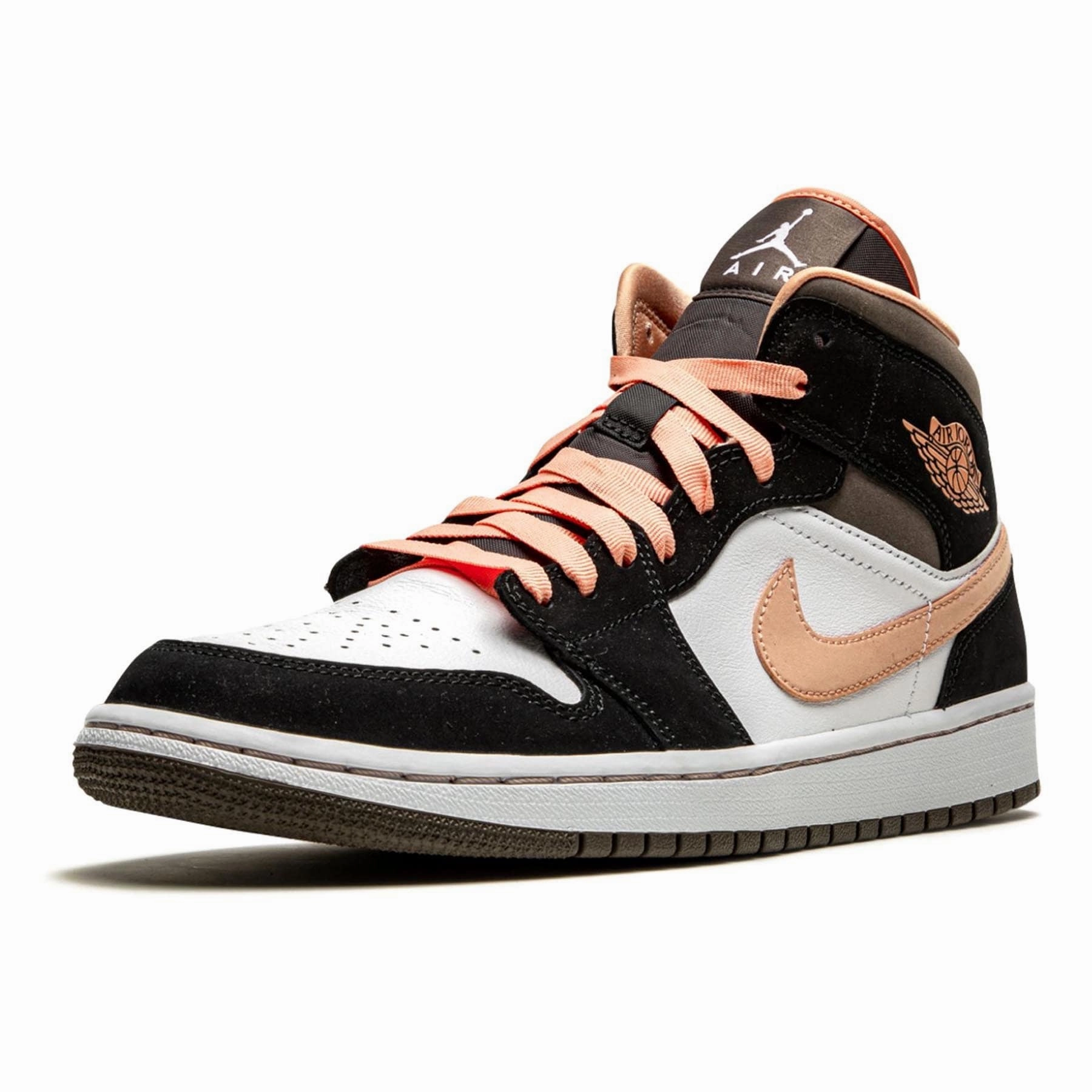 Air Jordan 1 Wmns Mid SE 'Peach Mocha' Air Jordan 1 Mid streetwear shoes