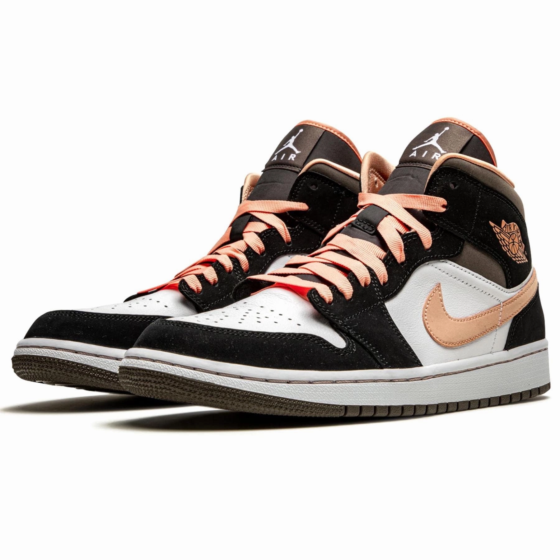 Air Jordan 1 Wmns Mid SE 'Peach Mocha' Air Jordan 1 Mid streetwear shoes
