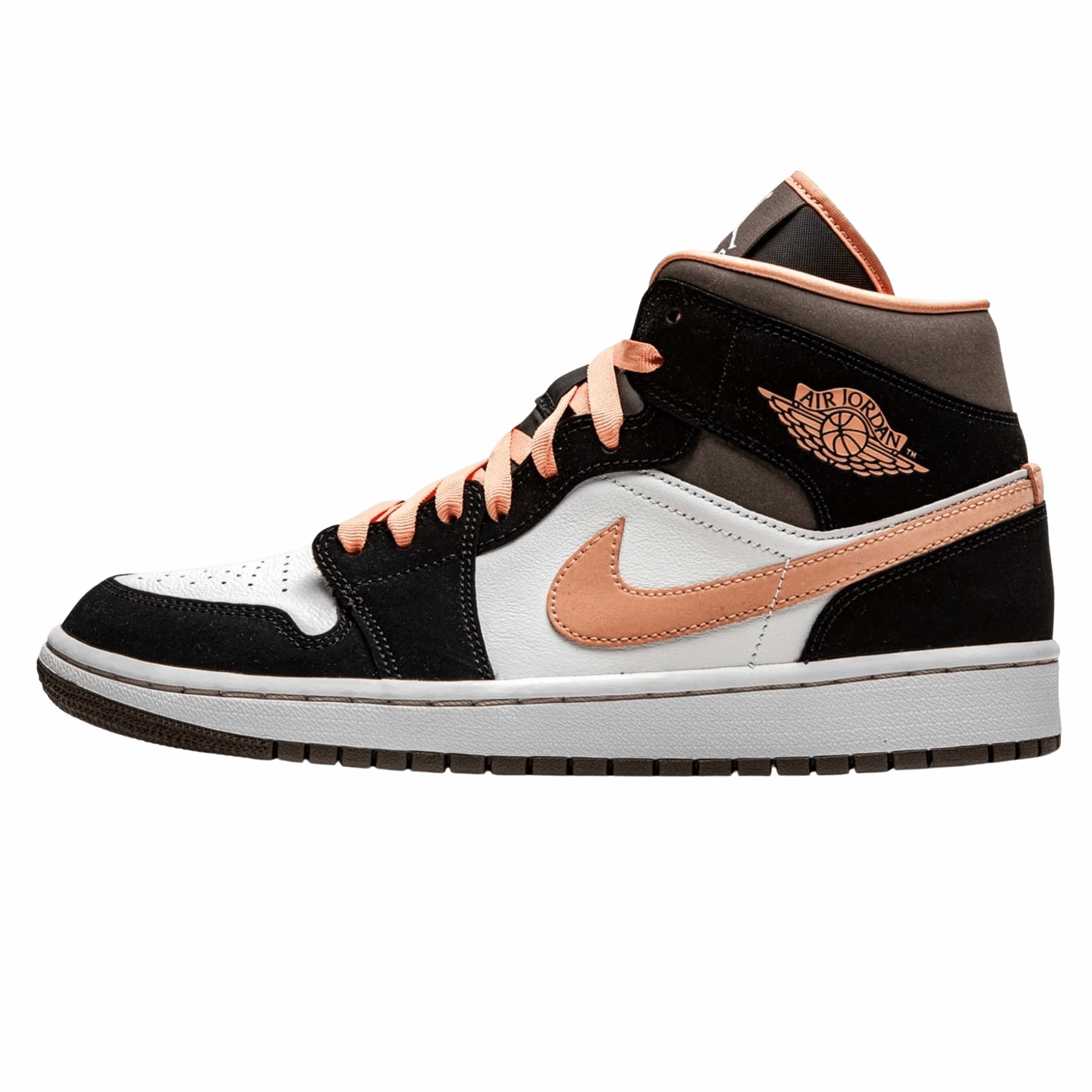 Air Jordan 1 Wmns Mid SE 'Peach Mocha' Air Jordan 1 Mid versatile shoes for daily wear