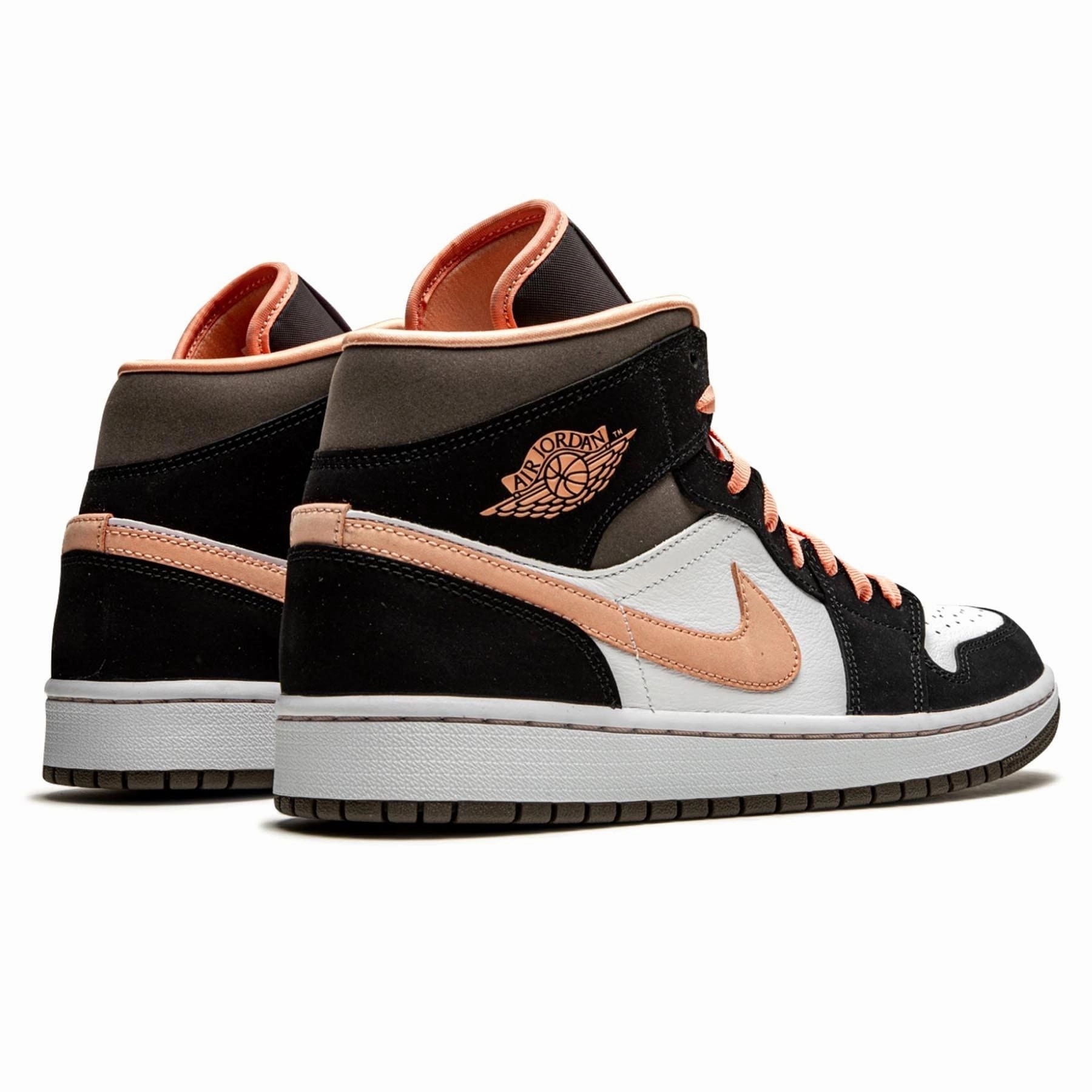 Air Jordan 1 Wmns Mid SE 'Peach Mocha' Air Jordan 1 Mid streetwear shoes